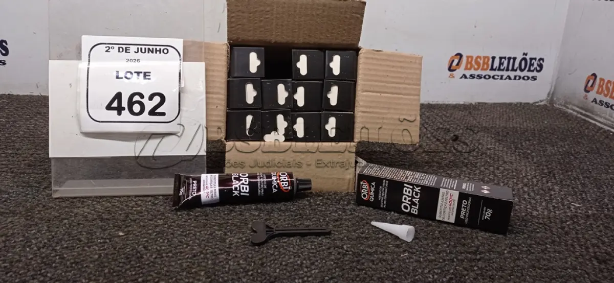 LOTE 462 - 12 BISNAGAS DE ADESIVO DE SILICONE NEUTRO DE 70G MARCA ORBI QUÍMICA. (NO ESTADO) ATENÇÃO! FAZER A VISITAÇÃO ANTES DE ARREMATAR, NÃO SABEMOS SE FUNCIONA, LEILÃO NÃO TEM GARANTIA E NEM DEVOLUÇÃO, SUJEITO A POSSÍVEIS AVARIAS VISÍVEIS/OCULTAS E/OU AUSÊNCIA DE COMPONENTES.