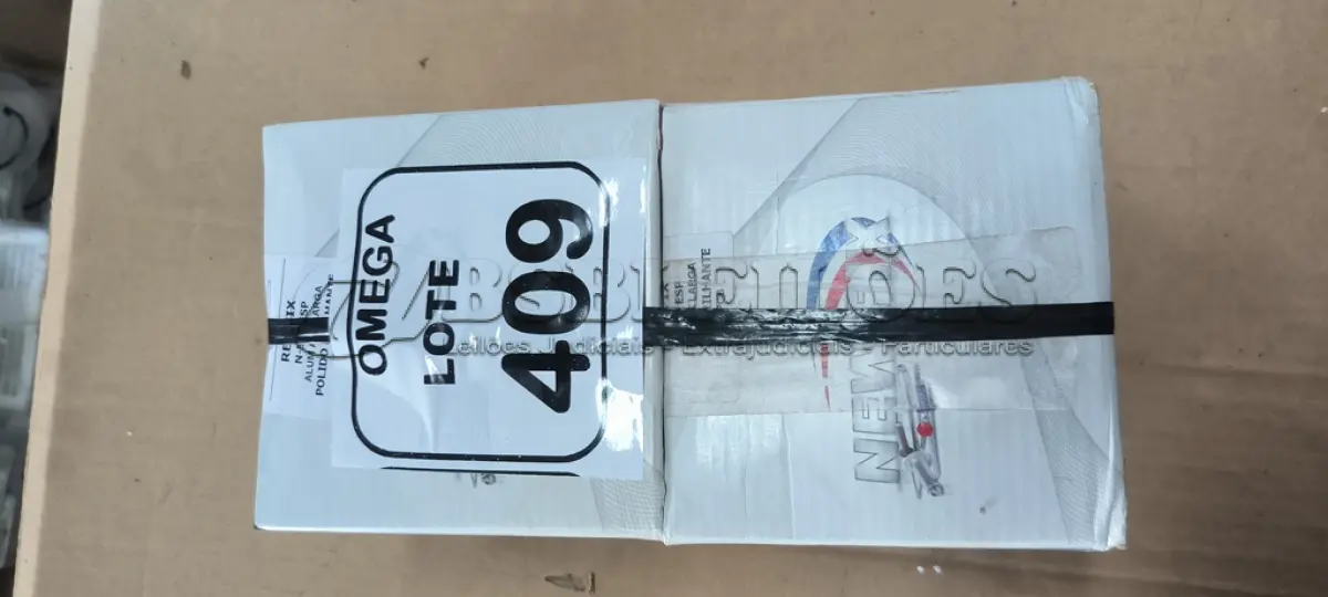 LOTE 409 - 500 REBITES DE ALUMÍNIO REPUXO - N522 - CX COM 500UN. (NO ESTADO EM QUE SE ENCONTRA. SUJEITO A AVARIAS OCULTAS/VISÍVEIS.)