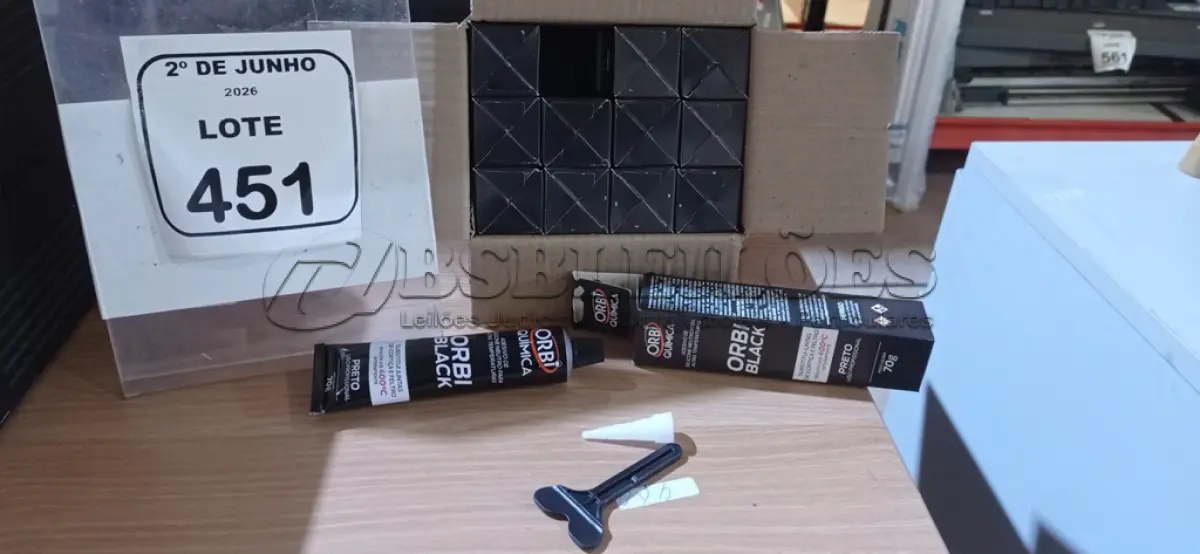 LOTE 451 - 12 BISNAGAS DE ADESIVO DE SILICONE NEUTRO DE 70G MARCA ORBI QUÍMICA. (NO ESTADO) ATENÇÃO! FAZER A VISITAÇÃO ANTES DE ARREMATAR, NÃO SABEMOS SE FUNCIONA, LEILÃO NÃO TEM GARANTIA E NEM DEVOLUÇÃO, SUJEITO A POSSÍVEIS AVARIAS VISÍVEIS/OCULTAS E/OU AUSÊNCIA DE COMPONENTES.