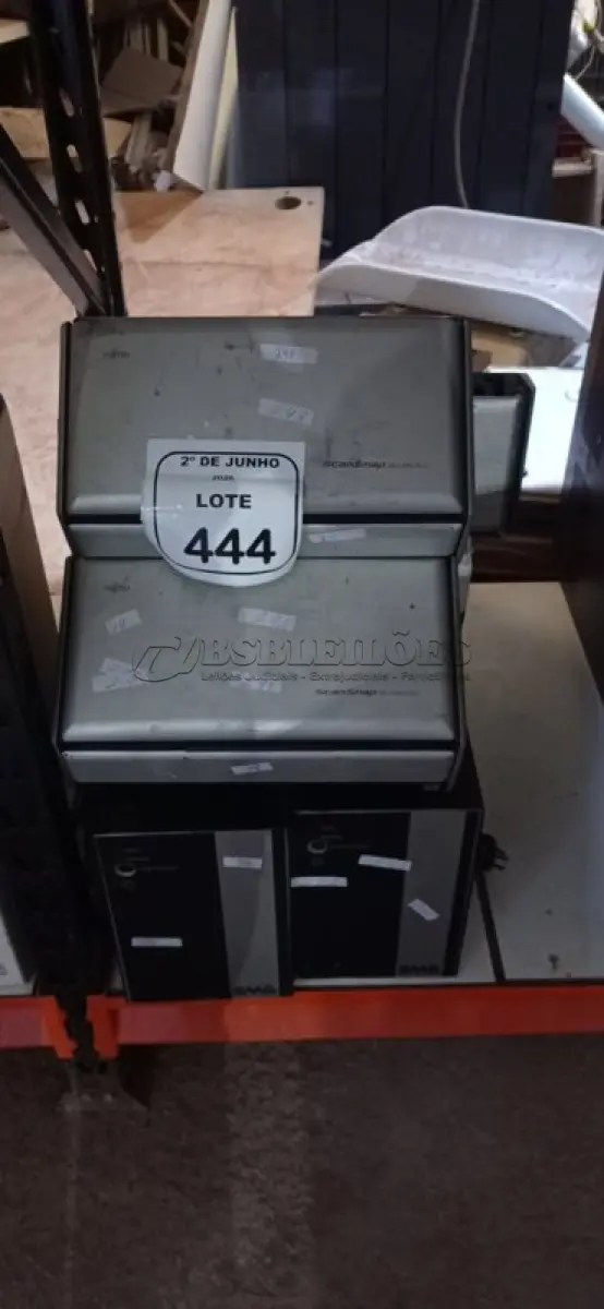 LOTE 444 - 02 NOBREAKS DE 700VA E 05 SCANNER DE MARCAS E MODELOS DIVERSOS. (NO ESTADO) ATENÇÃO! FAZER A VISITAÇÃO ANTES DE ARREMATAR, NÃO SABEMOS SE FUNCIONA, LEILÃO NÃO TEM GARANTIA E NEM DEVOLUÇÃO, SUJEITO A POSSÍVEIS AVARIAS VISÍVEIS/OCULTAS E/OU AUSÊNCIA DE COMPONENTES.