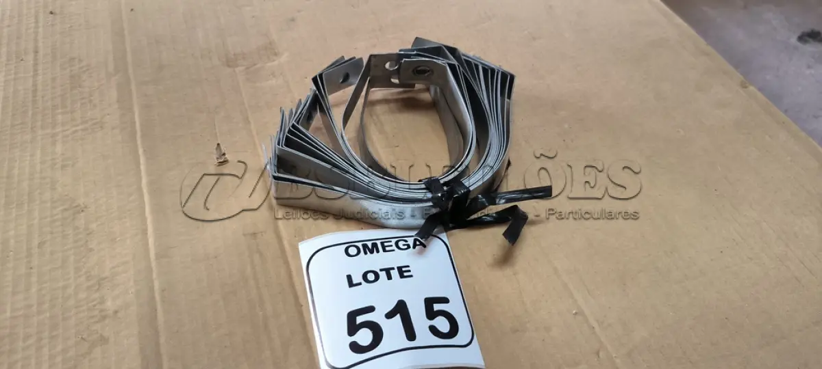 LOTE 515 - 12 ABRAÇADEIRAS TIPO GOTA 2 1/2". (NO ESTADO EM QUE SE ENCONTRA. SUJEITO A AVARIAS OCULTAS/VISÍVEIS.)