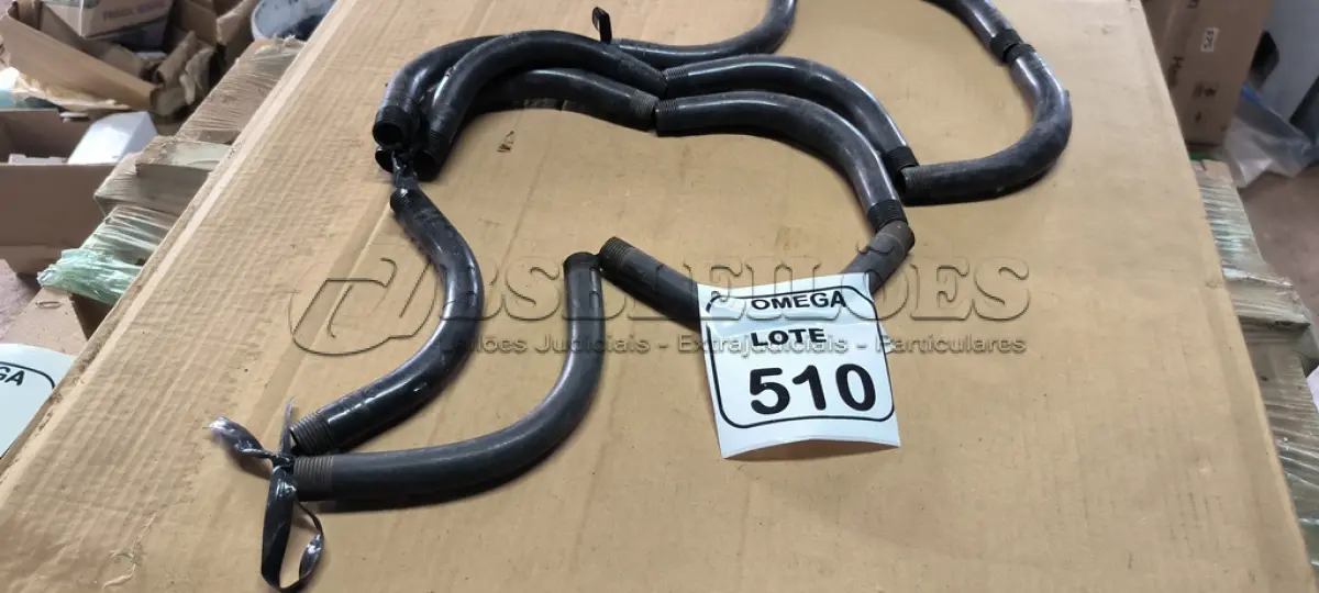 LOTE 510 - 12 CURVAS LONGAS 1/2" PARA ELETRODUTO EM PVC. (NO ESTADO EM QUE SE ENCONTRA. SUJEITO A AVARIAS OCULTAS/VISÍVEIS.)