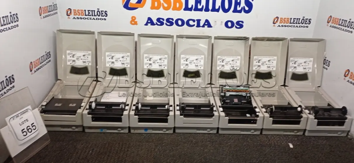 LOTE 565 - 08 IMPRESSORAS DE CUPOM DE MARCAS E MODELOS DIVERSOS PARA RETIRADA DEPEÇAS. (NO ESTADO) ATENÇÃO! FAZER A VISITAÇÃO ANTES DE ARREMATAR, NÃO SABEMOS SE FUNCIONA, LEILÃO NÃO TEM GARANTIA E NEM DEVOLUÇÃO, SUJEITO A POSSÍVEIS AVARIAS VISÍVEIS/OCULTAS E/OU AUSÊNCIA DE COMPONENTES.