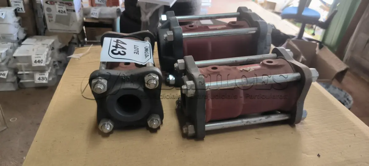 LOTE 443 - 02 LIMITADORES DE VAZÃO AUTOMÁTICO DE FLUXO - MARCA GRISWOLD. (NO ESTADO EM QUE SE ENCONTRA. SUJEITO A AVARIAS OCULTAS/VISÍVEIS.)
