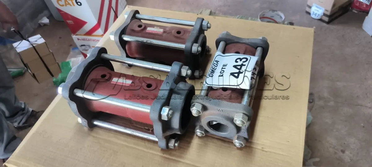 LOTE 443 - 02 LIMITADORES DE VAZÃO AUTOMÁTICO DE FLUXO - MARCA GRISWOLD. (NO ESTADO EM QUE SE ENCONTRA. SUJEITO A AVARIAS OCULTAS/VISÍVEIS.)