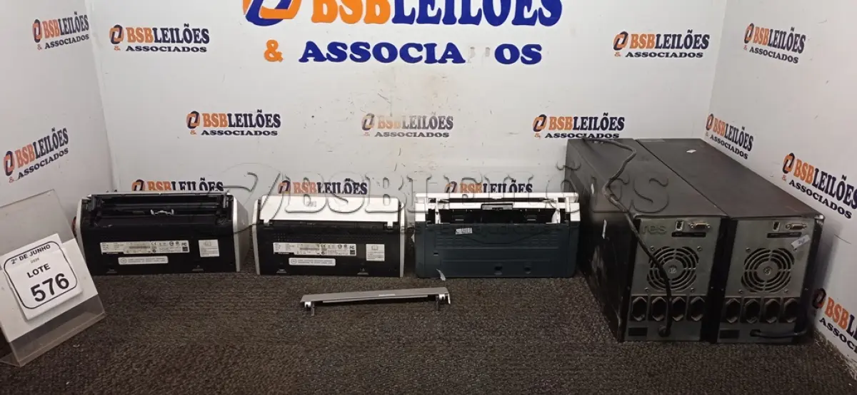 LOTE 576 - 02 NOBREAKS DE 1.400VA MARCA SMS E 02 SCANNERS MARCA FUJITSU E 01 SCANNER MARCA AVISION. (NO ESTADO) ATENÇÃO! FAZER A VISITAÇÃO ANTES DE ARREMATAR, NÃO SABEMOS SE FUNCIONA, LEILÃO NÃO TEM GARANTIA E NEM DEVOLUÇÃO, SUJEITO A POSSÍVEIS AVARIAS VISÍVEIS/OCULTAS E/OU AUSÊNCIA DE COMPONENTES.