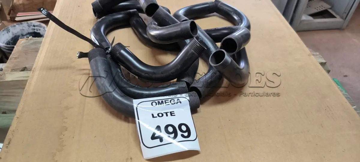 LOTE 499 - 14 CURVAS LONGAS 1" PARA ELETRODUTO EM PVC. (NO ESTADO EM QUE SE ENCONTRA. SUJEITO A AVARIAS OCULTAS/VISÍVEIS.)