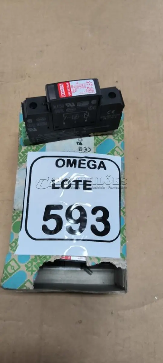 LOTE 593 - 05 DPS CLASSE 2 - MONOPOLAR 40KA IP20. (NO ESTADO EM QUE SE ENCONTRA. SUJEITO A AVARIAS OCULTAS/VISÍVEIS.)