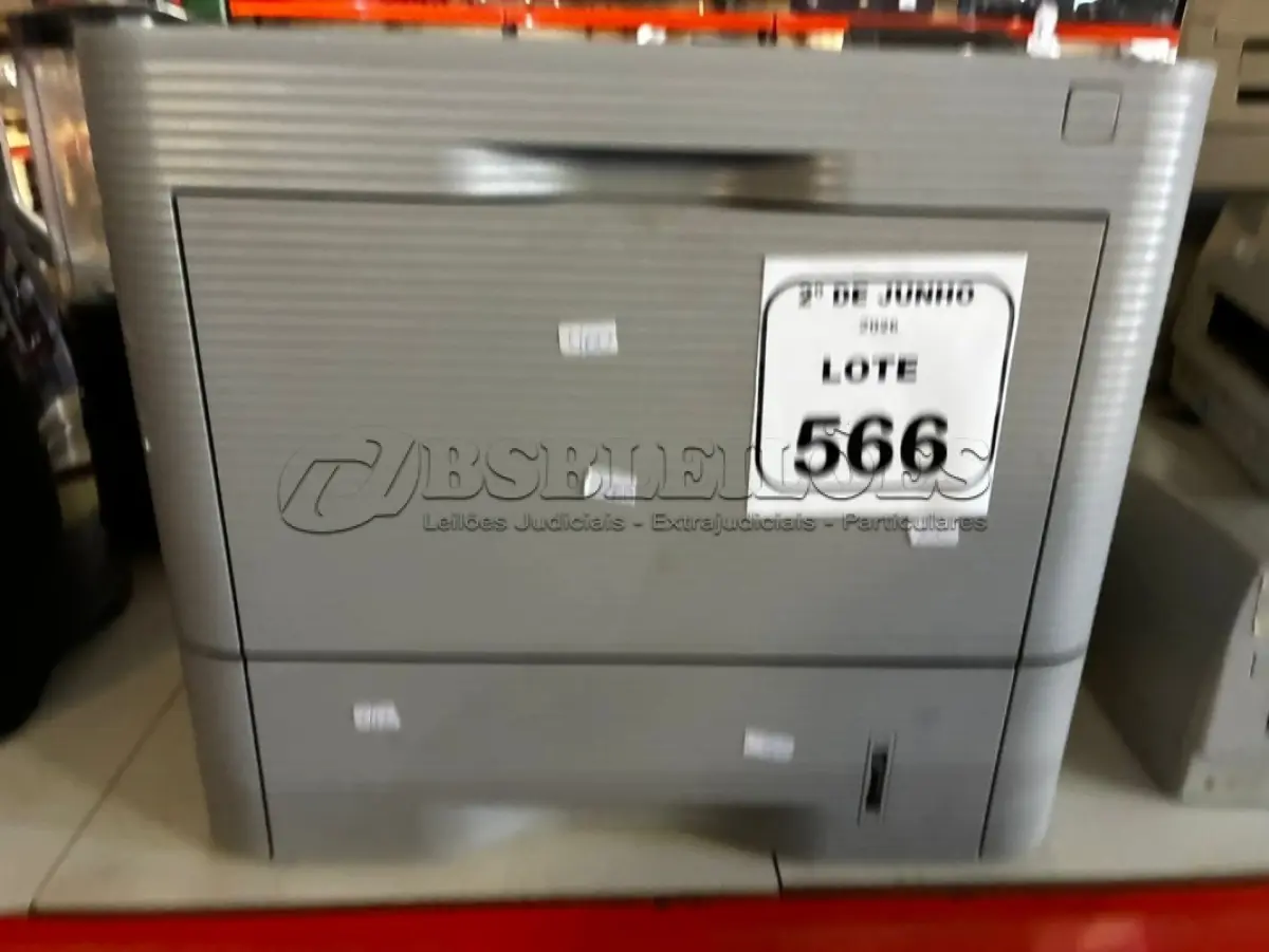 LOTE 566 - 01 IMPRESSORA MODELO ML-4510 ND MARCA SAMSUNG. (NO ESTADO) ATENÇÃO! FAZER A VISITAÇÃO ANTES DE ARREMATAR, NÃO SABEMOS SE FUNCIONA, LEILÃO NÃO TEM GARANTIA E NEM DEVOLUÇÃO, SUJEITO A POSSÍVEIS AVARIAS VISÍVEIS/OCULTAS E/OU AUSÊNCIA DE COMPONENTES.