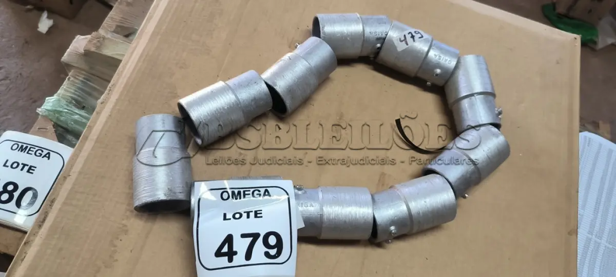 LOTE 479 - 10 LUVAS DE EMENDA SEM ROSCA - 200-110-X. (NO ESTADO EM QUE SE ENCONTRA. SUJEITO A AVARIAS OCULTAS/VISÍVEIS.)