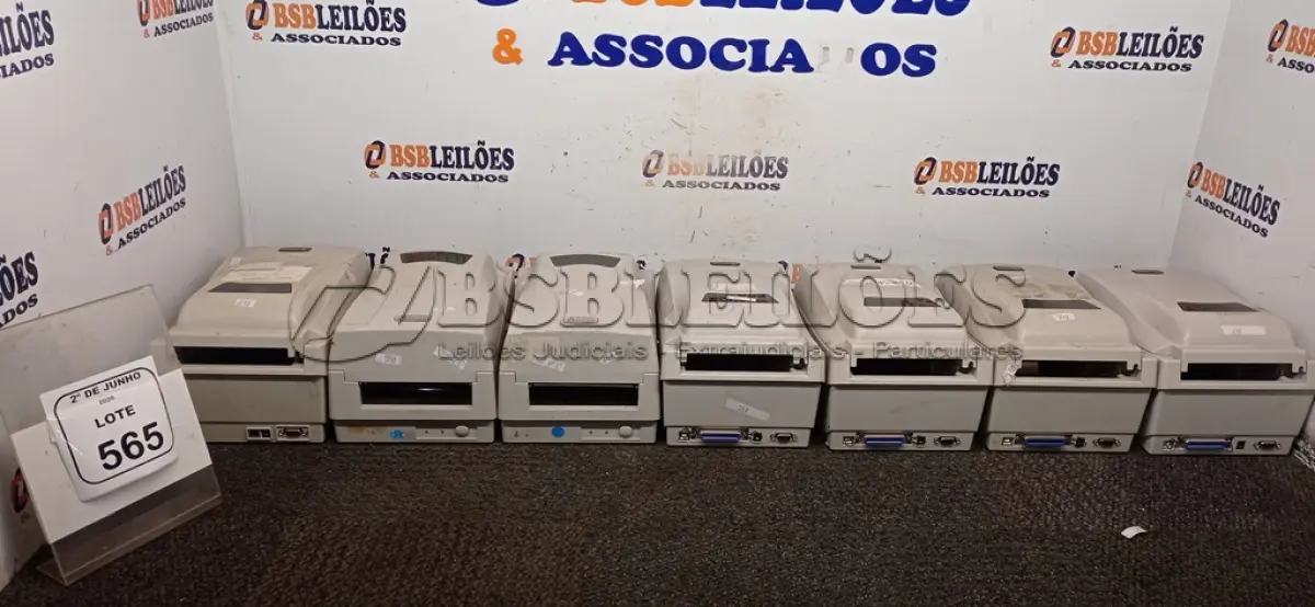 LOTE 565 - 08 IMPRESSORAS DE CUPOM DE MARCAS E MODELOS DIVERSOS PARA RETIRADA DEPEÇAS. (NO ESTADO) ATENÇÃO! FAZER A VISITAÇÃO ANTES DE ARREMATAR, NÃO SABEMOS SE FUNCIONA, LEILÃO NÃO TEM GARANTIA E NEM DEVOLUÇÃO, SUJEITO A POSSÍVEIS AVARIAS VISÍVEIS/OCULTAS E/OU AUSÊNCIA DE COMPONENTES.