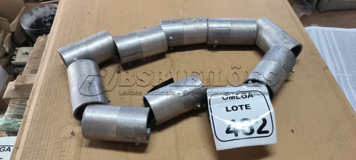 LOTE 482 - 10 LUVAS DE EMENDA SEM ROSCA - 200-110-X. (NO ESTADO EM QUE SE ENCONTRA. SUJEITO A AVARIAS OCULTAS/VISÍVEIS.)