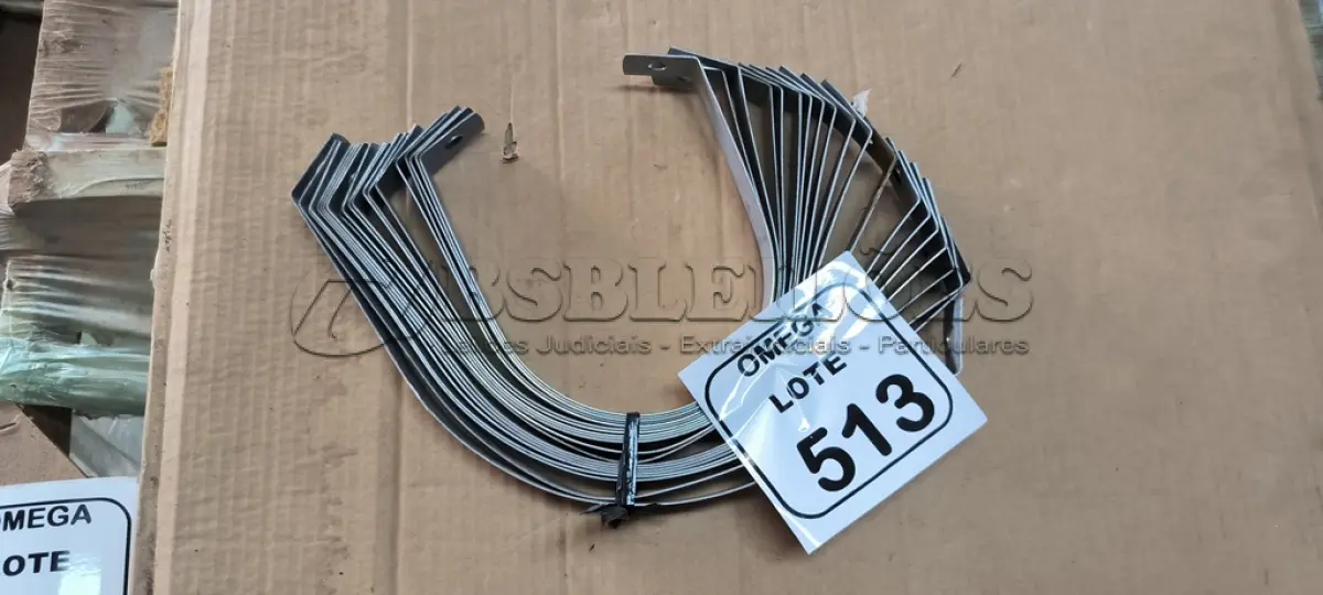 LOTE 513 - 17 ABRAÇADEIRAS TIPO GOTA 4". (NO ESTADO EM QUE SE ENCONTRA. SUJEITO A AVARIAS OCULTAS/VISÍVEIS.)