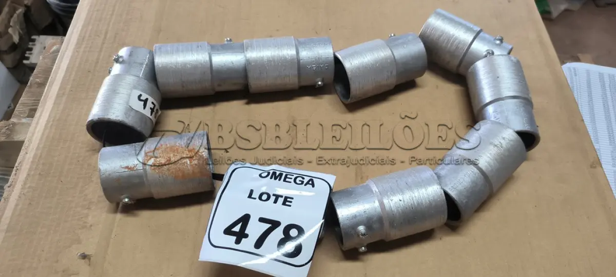 LOTE 478 - 10 LUVAS DE EMENDA SEM ROSCA - 200-110-X. (NO ESTADO EM QUE SE ENCONTRA. SUJEITO A AVARIAS OCULTAS/VISÍVEIS.)