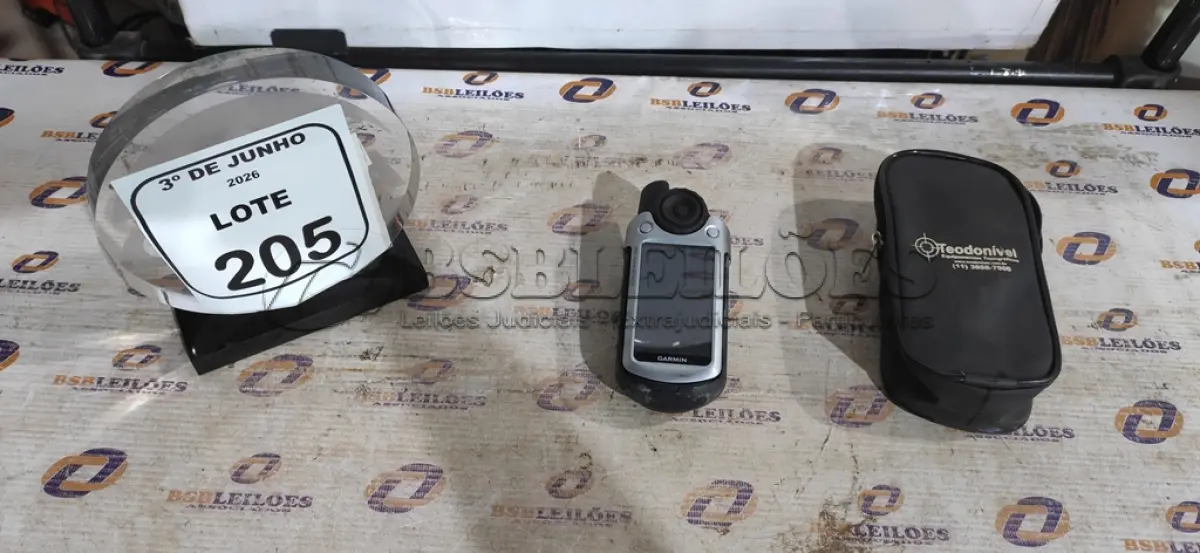 LOTE 205 - 01 GPS MODELO COLORADO 300 MARCA GARMIN. (NO ESTADO) ATENÇÃO! FAZER A VISITAÇÃO ANTES DE ARREMATAR, NÃO SABEMOS SE FUNCIONA, LEILÃO NÃO TEM GARANTIA E NEM DEVOLUÇÃO, SUJEITO A POSSÍVEIS AVARIAS VISÍVEIS/OCULTAS E/OU AUSÊNCIA DE COMPONENTES.