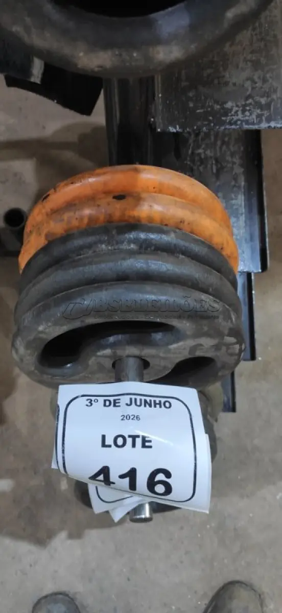 LOTE 416 - 05 ANILHAS DE 3KG. (NO ESTADO) ATENÇÃO! FAZER A VISITAÇÃO ANTES DE ARREMATAR, NÃO SABEMOS SE FUNCIONA, LEILÃO NÃO TEM GARANTIA E NEM DEVOLUÇÃO, SUJEITO A POSSÍVEIS AVARIAS VISÍVEIS/OCULTAS E/OU AUSÊNCIA DE COMPONENTES.