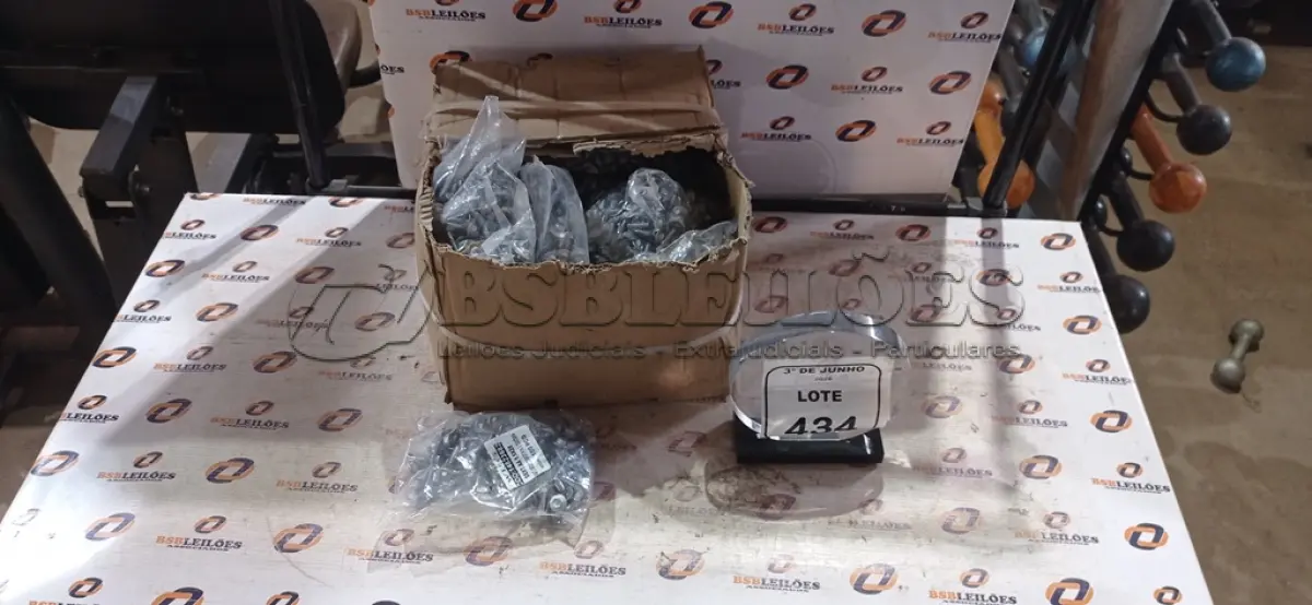 LOTE 434 - 01 CAIXA COM PARAFUSOS SEXTAVADOS AUTO BROCANTE 5.5X25. (NO ESTADO) ATENÇÃO! FAZER A VISITAÇÃO ANTES DE ARREMATAR, NÃO SABEMOS SE FUNCIONA, LEILÃO NÃO TEM GARANTIA E NEM DEVOLUÇÃO, SUJEITO A POSSÍVEIS AVARIAS VISÍVEIS/OCULTAS E/OU AUSÊNCIA DE COMPONENTES.