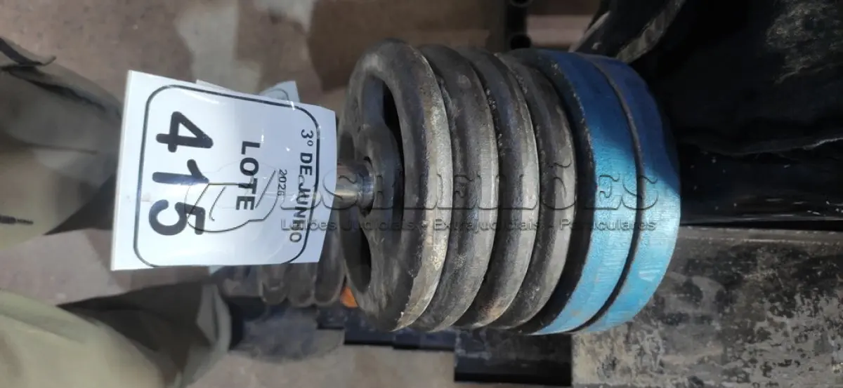 LOTE 415 - 06 ANILHAS DE 2KG E 3KG. (NO ESTADO) ATENÇÃO! FAZER A VISITAÇÃO ANTES DE ARREMATAR, NÃO SABEMOS SE FUNCIONA, LEILÃO NÃO TEM GARANTIA E NEM DEVOLUÇÃO, SUJEITO A POSSÍVEIS AVARIAS VISÍVEIS/OCULTAS E/OU AUSÊNCIA DE COMPONENTES.