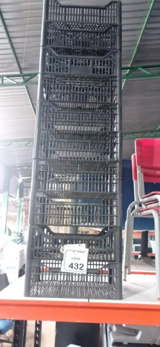 LOTE 432 - 10 CESTAS ORGANIZADORAS. (NO ESTADO) ATENÇÃO! FAZER A VISITAÇÃO ANTES DE ARREMATAR, NÃO SABEMOS SE FUNCIONA, LEILÃO NÃO TEM GARANTIA E NEM DEVOLUÇÃO, SUJEITO A POSSÍVEIS AVARIAS VISÍVEIS/OCULTAS E/OU AUSÊNCIA DE COMPONENTES.