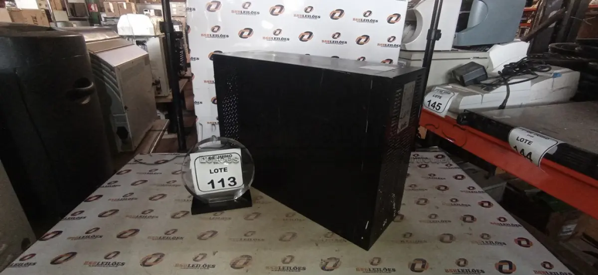 LOTE 113 - 01 NOBREAK DE 1684VA MARCA SMS. (NO ESTADO) ATENÇÃO! FAZER A VISITAÇÃO ANTES DE ARREMATAR, NÃO SABEMOS SE FUNCIONA, LEILÃO NÃO TEM GARANTIA E NEM DEVOLUÇÃO, SUJEITO A POSSÍVEIS AVARIAS VISÍVEIS/OCULTAS E/OU AUSÊNCIA DE COMPONENTES.