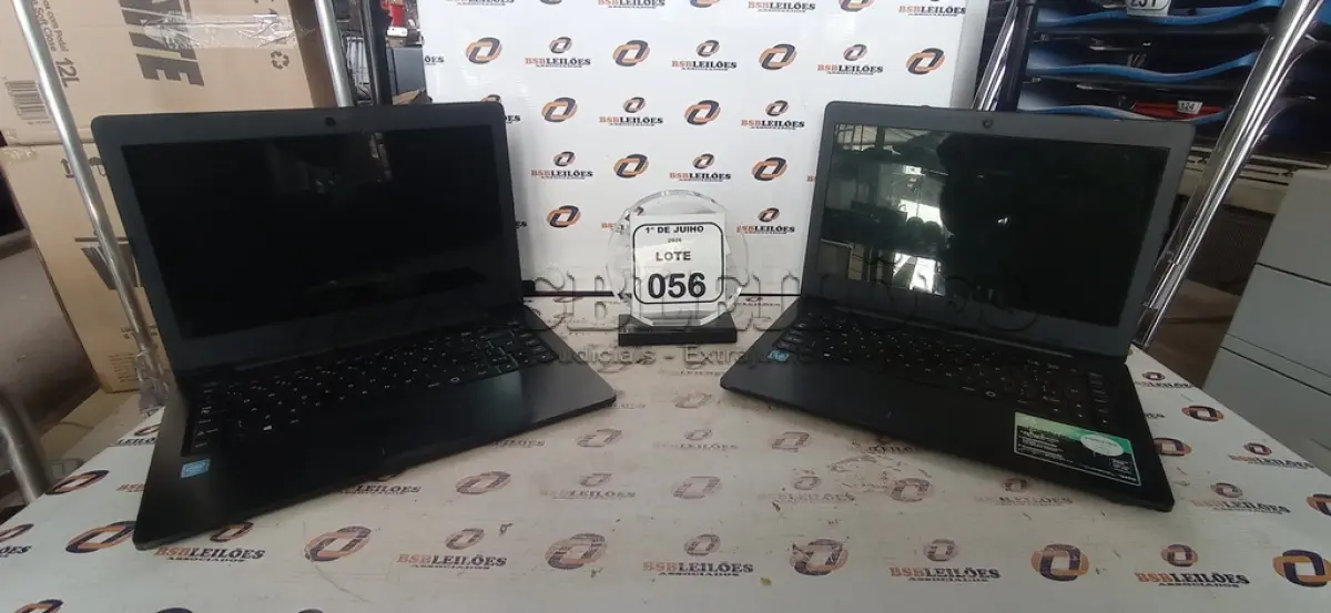 LOTE 056 - 02 NOTEBOOKS MARCA POSITIVO PARA RETIRADA DE PEÇAS. (NO ESTADO) ATENÇÃO! FAZER A VISITAÇÃO ANTES DE ARREMATAR, NÃO SABEMOS SE FUNCIONA, LEILÃO NÃO TEM GARANTIA E NEM DEVOLUÇÃO, SUJEITO A POSSÍVEIS AVARIAS VISÍVEIS/OCULTAS E/OU AUSÊNCIA DE COMPONENTES.
