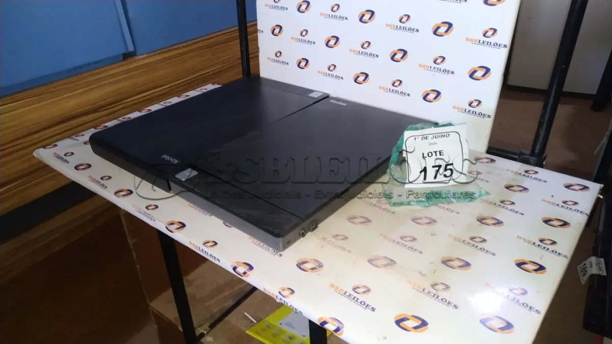LOTE 175 - 02 SCANNERS DE MESA MARCA KODAK. (NO ESTADO) ATENÇÃO! FAZER A VISITAÇÃO ANTES DE ARREMATAR, NÃO SABEMOS SE FUNCIONA, LEILÃO NÃO TEM GARANTIA E NEM DEVOLUÇÃO, SUJEITO A POSSÍVEIS AVARIAS VISÍVEIS/OCULTAS E/OU AUSÊNCIA DE COMPONENTES.