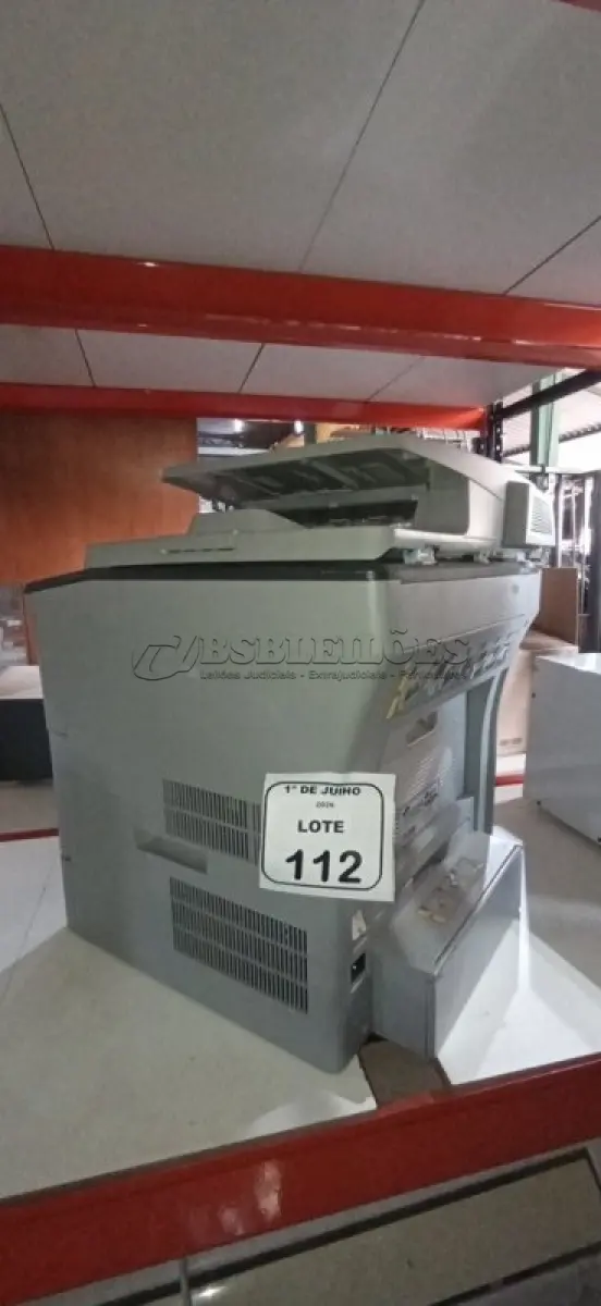 LOTE 112 - 01 IMPRESSORA MODELO SCX-5835NX MARCA SAMSUNG. (NO ESTADO) ATENÇÃO! FAZER A VISITAÇÃO ANTES DE ARREMATAR, NÃO SABEMOS SE FUNCIONA, LEILÃO NÃO TEM GARANTIA E NEM DEVOLUÇÃO, SUJEITO A POSSÍVEIS AVARIAS VISÍVEIS/OCULTAS E/OU AUSÊNCIA DE COMPONENTES.