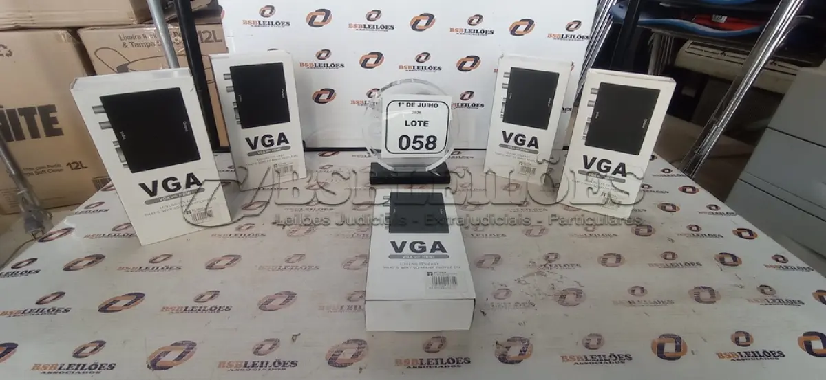 LOTE 058 - 05 ADAPTADORES CONVERSOR VGA PARA HDM. (NO ESTADO) ATENÇÃO! FAZER A VISITAÇÃO ANTES DE ARREMATAR, NÃO SABEMOS SE FUNCIONA, LEILÃO NÃO TEM GARANTIA E NEM DEVOLUÇÃO, SUJEITO A POSSÍVEIS AVARIAS VISÍVEIS/OCULTAS E/OU AUSÊNCIA DE COMPONENTES.