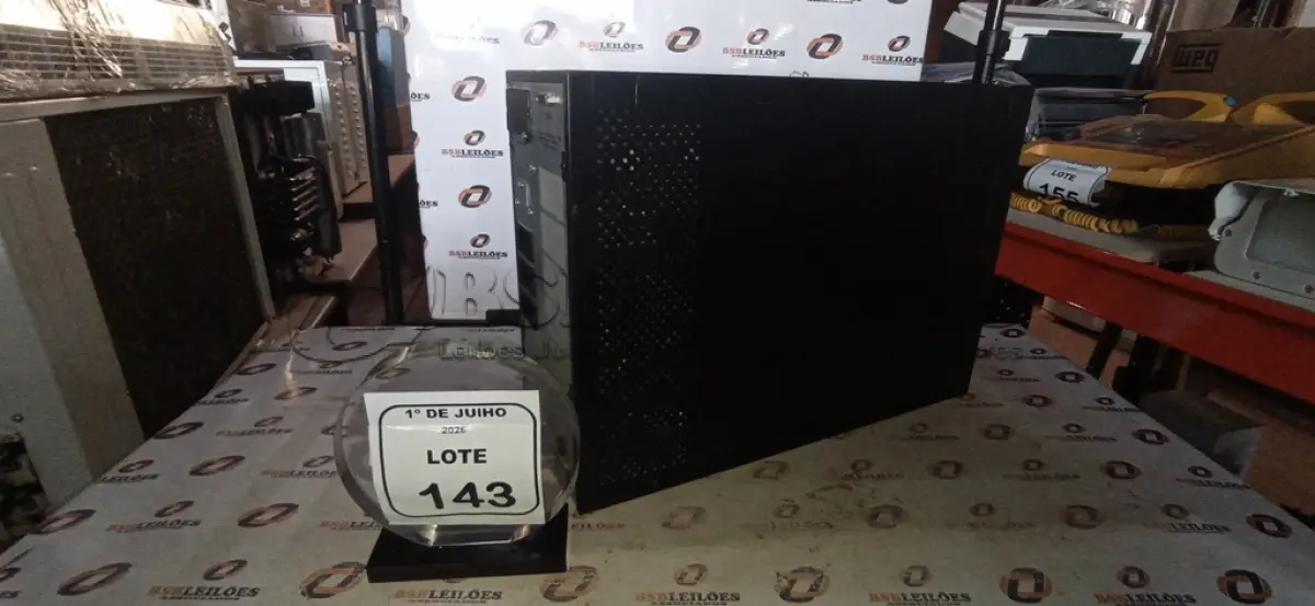 LOTE 143 - 01 NOBREAK DE 1684VA MARCA SMS. (NO ESTADO) ATENÇÃO! FAZER A VISITAÇÃO ANTES DE ARREMATAR, NÃO SABEMOS SE FUNCIONA, LEILÃO NÃO TEM GARANTIA E NEM DEVOLUÇÃO, SUJEITO A POSSÍVEIS AVARIAS VISÍVEIS/OCULTAS E/OU AUSÊNCIA DE COMPONENTES.