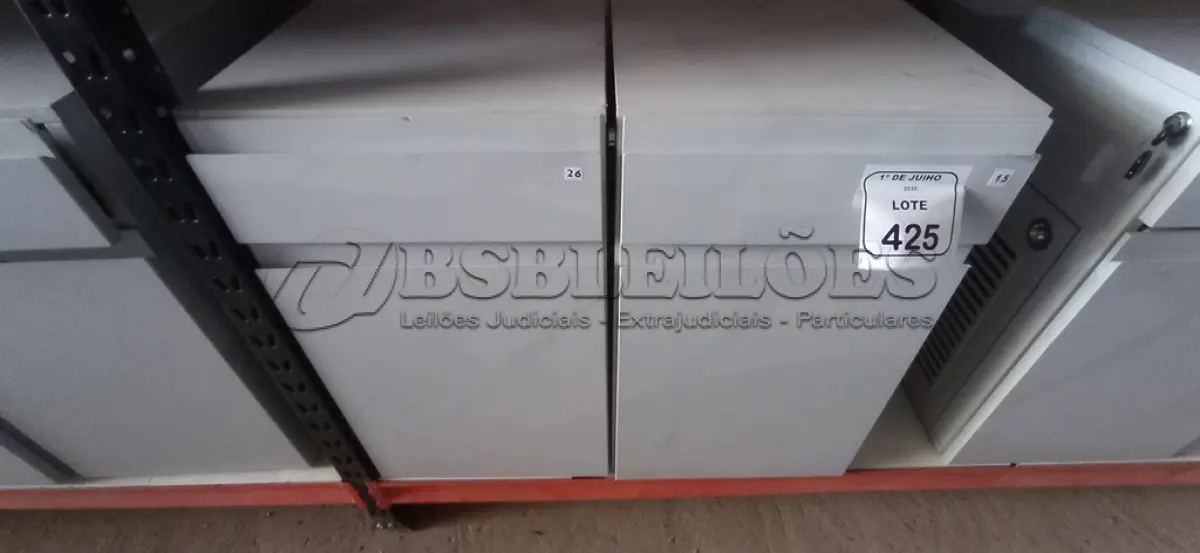 LOTE 425 - 02 ARMÁRIOS PARA CPU COM 01 PORTA E 01 GAVETA. (NO ESTADO) ATENÇÃO! FAZER A VISITAÇÃO ANTES DE ARREMATAR, NÃO SABEMOS SE FUNCIONA, LEILÃO NÃO TEM GARANTIA E NEM DEVOLUÇÃO, SUJEITO A POSSÍVEIS AVARIAS VISÍVEIS/OCULTAS E/OU AUSÊNCIA DE COMPONENTES.