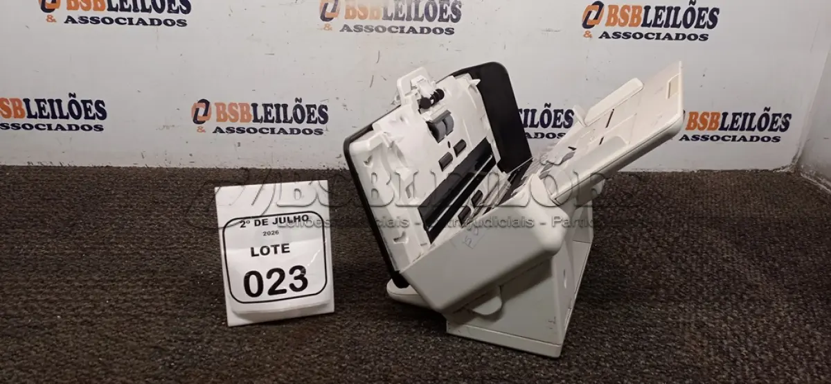 LOTE 023 - 01 SCANNER MODELO I1150 MARCA KODAK. (NO ESTADO) ATENÇÃO! FAZER A VISITAÇÃO ANTES DE ARREMATAR, NÃO SABEMOS SE FUNCIONA, LEILÃO NÃO TEM GARANTIA E NEM DEVOLUÇÃO, SUJEITO A POSSÍVEIS AVARIAS VISÍVEIS/OCULTAS E/OU AUSÊNCIA DE COMPONENTES.