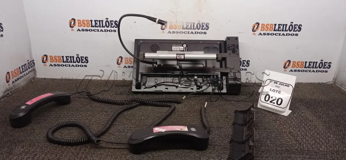LOTE 020 - 01 APARELHO TELEFÔNICO MODELO IPT- PRO-T4 VOID IP. (NO ESTADO) ATENÇÃO! FAZER A VISITAÇÃO ANTES DE ARREMATAR, NÃO SABEMOS SE FUNCIONA, LEILÃO NÃO TEM GARANTIA E NEM DEVOLUÇÃO, SUJEITO A POSSÍVEIS AVARIAS VISÍVEIS/OCULTAS E/OU AUSÊNCIA DE COMPONENTES.
