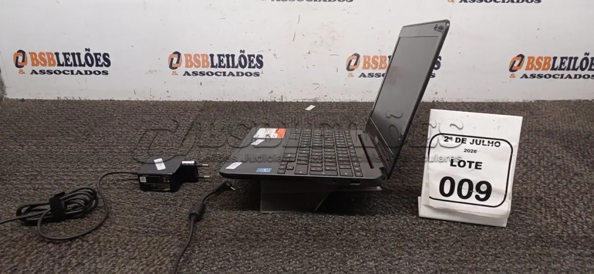 LOTE 009 - 01 CROMEBOOK LINHA CONNECT MEMÓRIA 4GB, 16GB E.MMC TELA DE 11.6’’ MARCA SAMSUNG COM FONTE. (NO ESTADO) ATENÇÃO! FAZER A VISITAÇÃO ANTES DE ARREMATAR, NÃO SABEMOS SE FUNCIONA, LEILÃO NÃO TEM GARANTIA E NEM DEVOLUÇÃO, SUJEITO A POSSÍVEIS AVARIAS VISÍVEIS/OCULTAS E/OU AUSÊNCIA DE COMPONENTES.