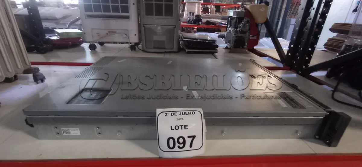 LOTE 097 - 01 SERVIDOR R710 COM 02 PROCESSADORES, 02 FONTES E MEMÓRIA DDR3 MARCA DELL. (NO ESTADO) ATENÇÃO! FAZER A VISITAÇÃO ANTES DE ARREMATAR, NÃO SABEMOS SE FUNCIONA, LEILÃO NÃO TEM GARANTIA E NEM DEVOLUÇÃO, SUJEITO A POSSÍVEIS AVARIAS VISÍVEIS/OCULTAS E/OU AUSÊNCIA DE COMPONENTES.
