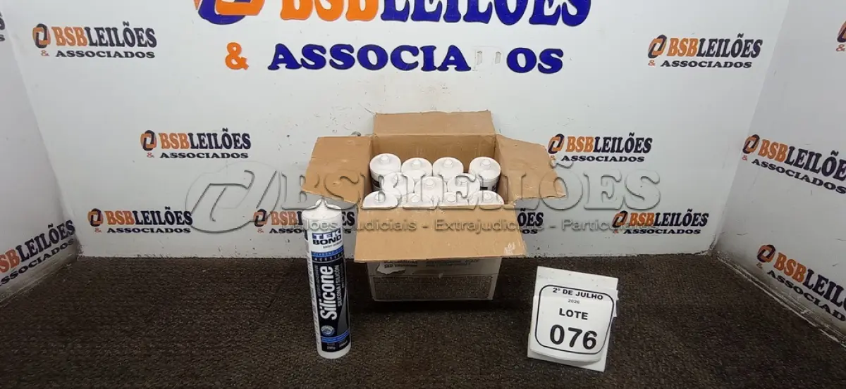 LOTE 076 - 12 BISNAGAS DE ADESIVO SILICONE PRETO 280G CADA MARCA TEK BOND. (NO ESTADO) ATENÇÃO! FAZER A VISITAÇÃO ANTES DE ARREMATAR, NÃO SABEMOS SE FUNCIONA, LEILÃO NÃO TEM GARANTIA E NEM DEVOLUÇÃO, SUJEITO A POSSÍVEIS AVARIAS VISÍVEIS/OCULTAS E/OU AUSÊNCIA DE COMPONENTES.
