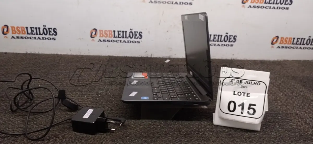 LOTE 015 - 01 CROMEBOOK LINHA CONNECT MEMÓRIA 4GB, 16GB E.MMC TELA DE 11.6’’ MARCA SAMSUNG COM FONTE. (NO ESTADO) ATENÇÃO! FAZER A VISITAÇÃO ANTES DE ARREMATAR, NÃO SABEMOS SE FUNCIONA, LEILÃO NÃO TEM GARANTIA E NEM DEVOLUÇÃO, SUJEITO A POSSÍVEIS AVARIAS VISÍVEIS/OCULTAS E/OU AUSÊNCIA DE COMPONENTES.