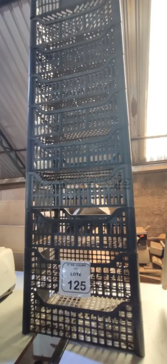 LOTE 125 - 10 CESTAS ORGANIZADORAS. (NO ESTADO) ATENÇÃO! FAZER A VISITAÇÃO ANTES DE ARREMATAR, NÃO SABEMOS SE FUNCIONA, LEILÃO NÃO TEM GARANTIA E NEM DEVOLUÇÃO, SUJEITO A POSSÍVEIS AVARIAS VISÍVEIS/OCULTAS E/OU AUSÊNCIA DE COMPONENTES.