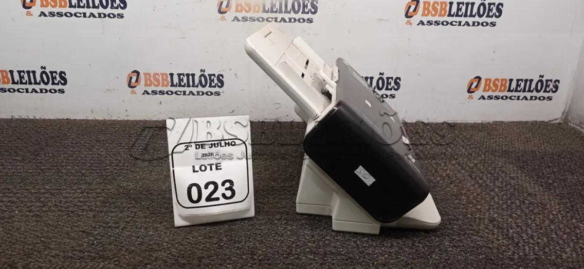 LOTE 023 - 01 SCANNER MODELO I1150 MARCA KODAK. (NO ESTADO) ATENÇÃO! FAZER A VISITAÇÃO ANTES DE ARREMATAR, NÃO SABEMOS SE FUNCIONA, LEILÃO NÃO TEM GARANTIA E NEM DEVOLUÇÃO, SUJEITO A POSSÍVEIS AVARIAS VISÍVEIS/OCULTAS E/OU AUSÊNCIA DE COMPONENTES.