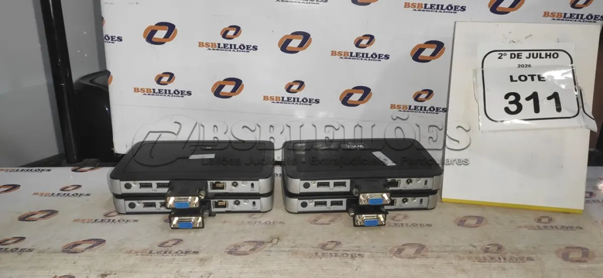 LOTE 311 - 04 MINICOMPUTADORES TERMINAIS MARCA WYSE SEM FONTE. (NO ESTADO) ATENÇÃO! FAZER A VISITAÇÃO ANTES DE ARREMATAR, NÃO SABEMOS SE FUNCIONA, LEILÃO NÃO TEM GARANTIA E NEM DEVOLUÇÃO, SUJEITO A POSSÍVEIS AVARIAS VISÍVEIS/OCULTAS E/OU AUSÊNCIA DE COMPONENTES.