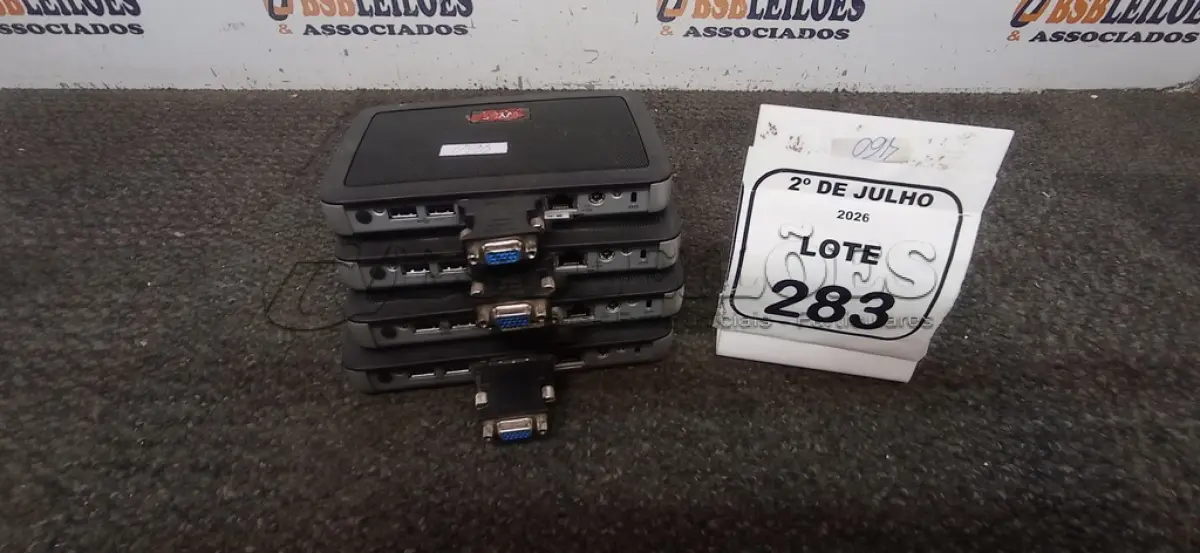 LOTE 283 - 04 MINIS COMPUTADORES TERMINAIS MARCA WYSE SEM FONTE. (NO ESTADO) ATENÇÃO! FAZER A VISITAÇÃO ANTES DE ARREMATAR, NÃO SABEMOS SE FUNCIONA, LEILÃO NÃO TEM GARANTIA E NEM DEVOLUÇÃO, SUJEITO A POSSÍVEIS AVARIAS VISÍVEIS/OCULTAS E/OU AUSÊNCIA DE COMPONENTES.