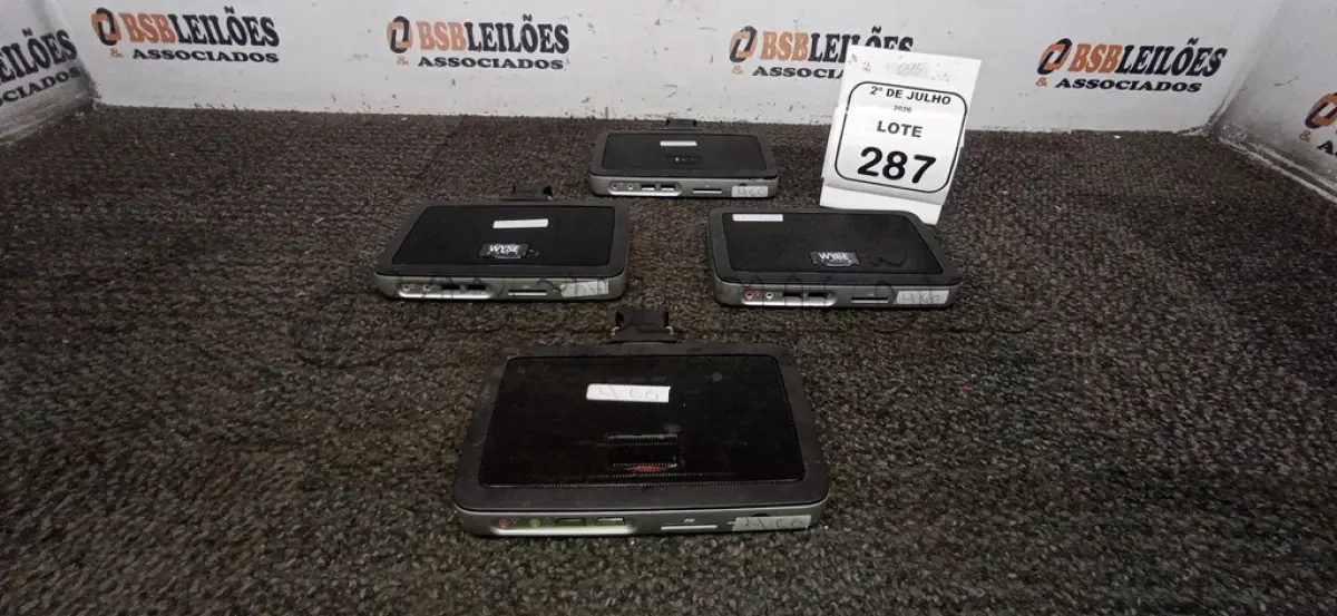 LOTE 287 - 04 MINIS COMPUTADORES TERMINAIS MARCA WYSE SEM FONTE. (NO ESTADO) ATENÇÃO! FAZER A VISITAÇÃO ANTES DE ARREMATAR, NÃO SABEMOS SE FUNCIONA, LEILÃO NÃO TEM GARANTIA E NEM DEVOLUÇÃO, SUJEITO A POSSÍVEIS AVARIAS VISÍVEIS/OCULTAS E/OU AUSÊNCIA DE COMPONENTES.