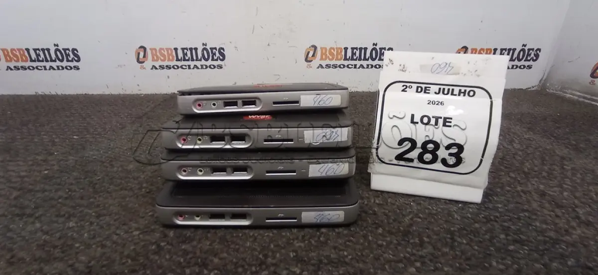 LOTE 283 - 04 MINIS COMPUTADORES TERMINAIS MARCA WYSE SEM FONTE. (NO ESTADO) ATENÇÃO! FAZER A VISITAÇÃO ANTES DE ARREMATAR, NÃO SABEMOS SE FUNCIONA, LEILÃO NÃO TEM GARANTIA E NEM DEVOLUÇÃO, SUJEITO A POSSÍVEIS AVARIAS VISÍVEIS/OCULTAS E/OU AUSÊNCIA DE COMPONENTES.