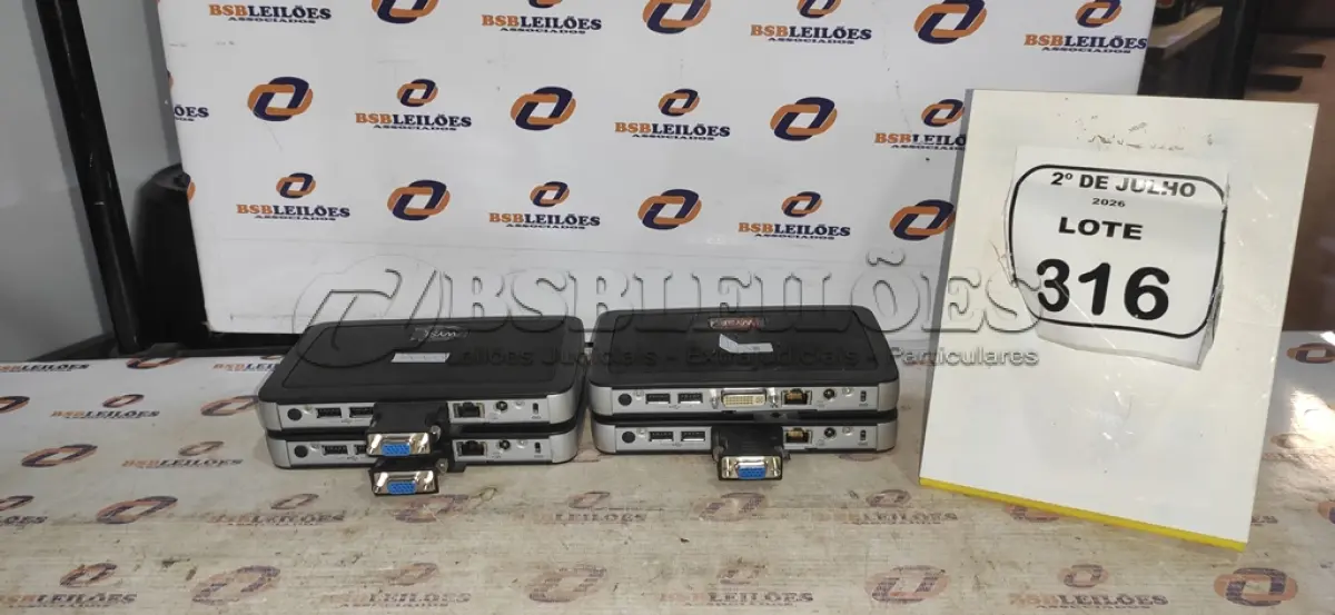 LOTE 316 - 04 MINIS COMPUTADORES TERMINAIS MARCA WYSE SEM FONTE. (NO ESTADO) ATENÇÃO! FAZER A VISITAÇÃO ANTES DE ARREMATAR, NÃO SABEMOS SE FUNCIONA, LEILÃO NÃO TEM GARANTIA E NEM DEVOLUÇÃO, SUJEITO A POSSÍVEIS AVARIAS VISÍVEIS/OCULTAS E/OU AUSÊNCIA DE COMPONENTES.