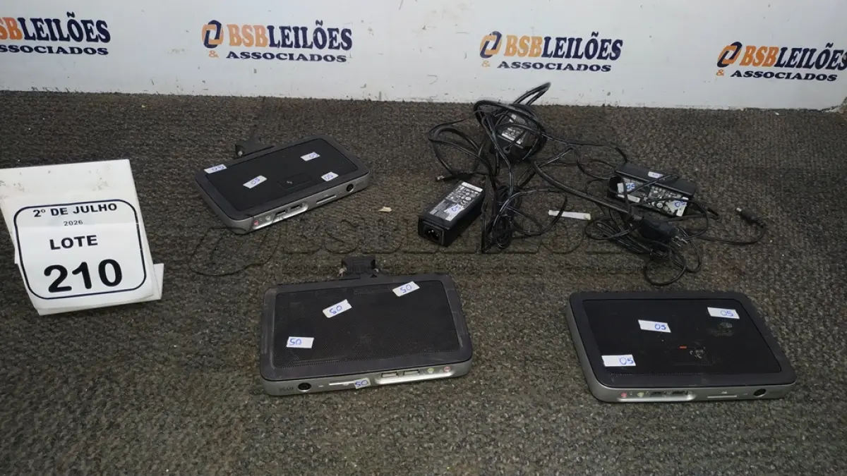 LOTE 210 - 03 MINICOMPUTADORES TERMINAIS MARCA WYSE. (NO ESTADO) ATENÇÃO! FAZER A VISITAÇÃO ANTES DE ARREMATAR, NÃO SABEMOS SE FUNCIONA, LEILÃO NÃO TEM GARANTIA E NEM DEVOLUÇÃO, SUJEITO A POSSÍVEIS AVARIAS VISÍVEIS/OCULTAS E/OU AUSÊNCIA DE COMPONENTES.
