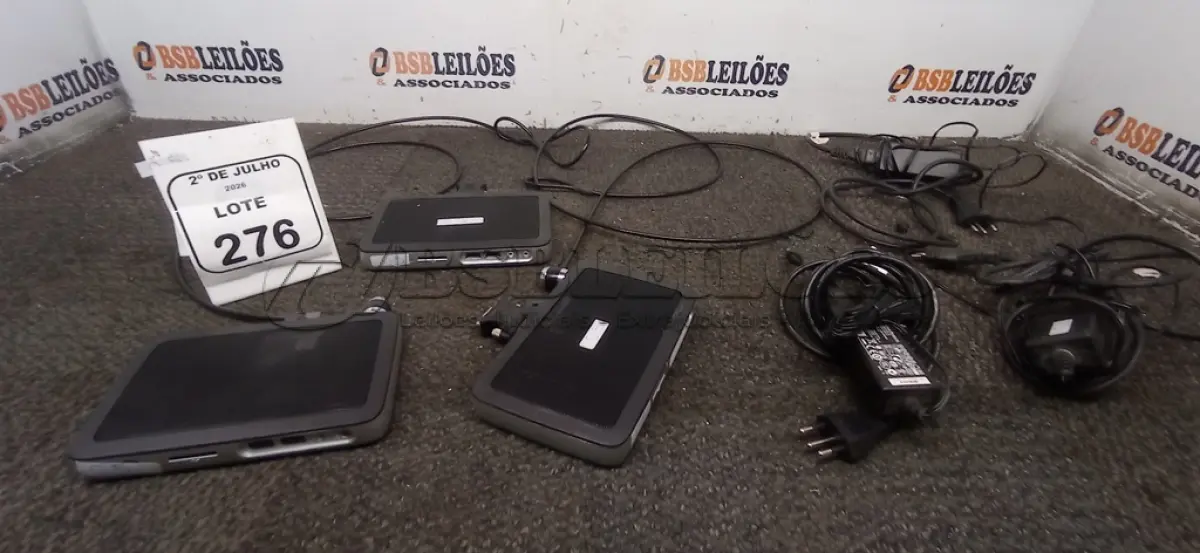 LOTE 276 - 03 MINICOMPUTADORES TERMINAIS MARCA WYSE. (NO ESTADO) ATENÇÃO! FAZER A VISITAÇÃO ANTES DE ARREMATAR, NÃO SABEMOS SE FUNCIONA, LEILÃO NÃO TEM GARANTIA E NEM DEVOLUÇÃO, SUJEITO A POSSÍVEIS AVARIAS VISÍVEIS/OCULTAS E/OU AUSÊNCIA DE COMPONENTES.