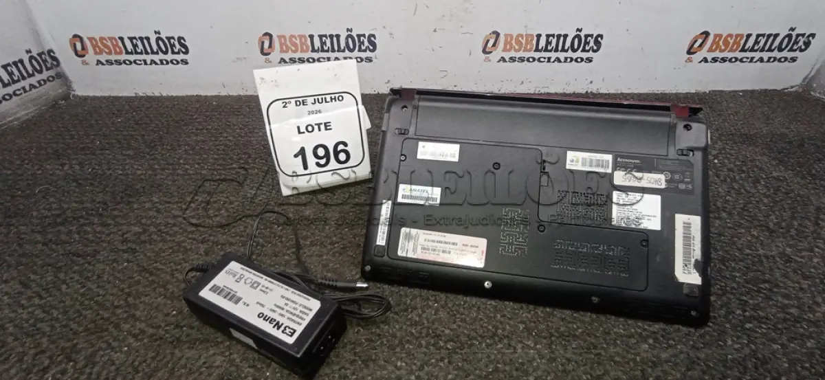 LOTE 196 - 01 NOTEBOOK MODELO IDEAPAD S10-3 MARCA LENOVO COM FONTE. (NO ESTADO) ATENÇÃO! FAZER A VISITAÇÃO ANTES DE ARREMATAR, NÃO SABEMOS SE FUNCIONA, LEILÃO NÃO TEM GARANTIA E NEM DEVOLUÇÃO, SUJEITO A POSSÍVEIS AVARIAS VISÍVEIS/OCULTAS E/OU AUSÊNCIA DE COMPONENTES.