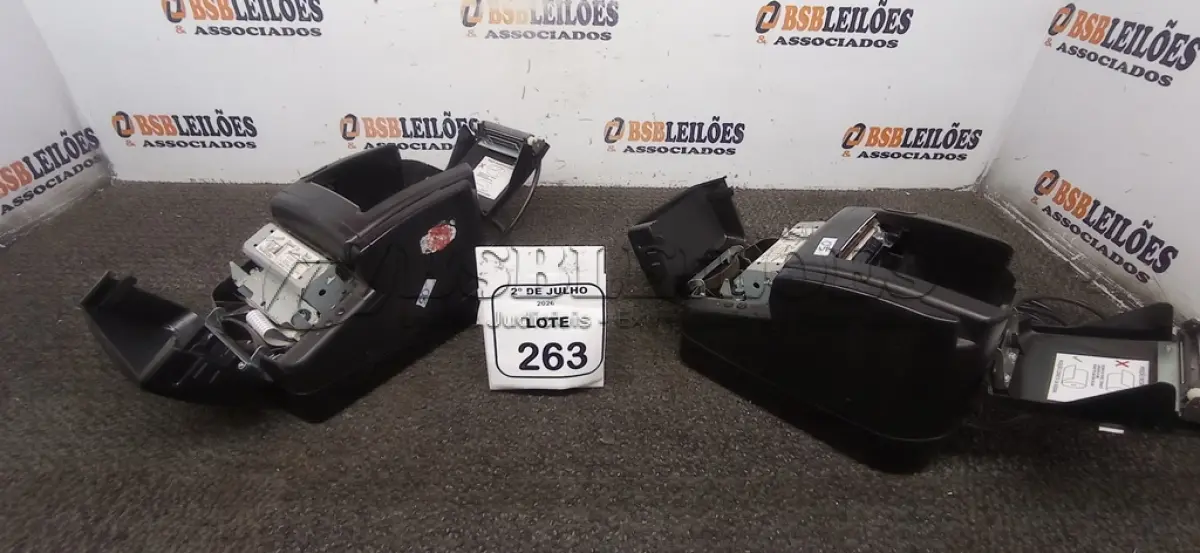 LOTE 263 - 02 IMPRESSORAS TÉRMICAS. (NO ESTADO) ATENÇÃO! FAZER A VISITAÇÃO ANTES DE ARREMATAR, NÃO SABEMOS SE FUNCIONA, LEILÃO NÃO TEM GARANTIA E NEM DEVOLUÇÃO, SUJEITO A POSSÍVEIS AVARIAS VISÍVEIS/OCULTAS E/OU AUSÊNCIA DE COMPONENTES.