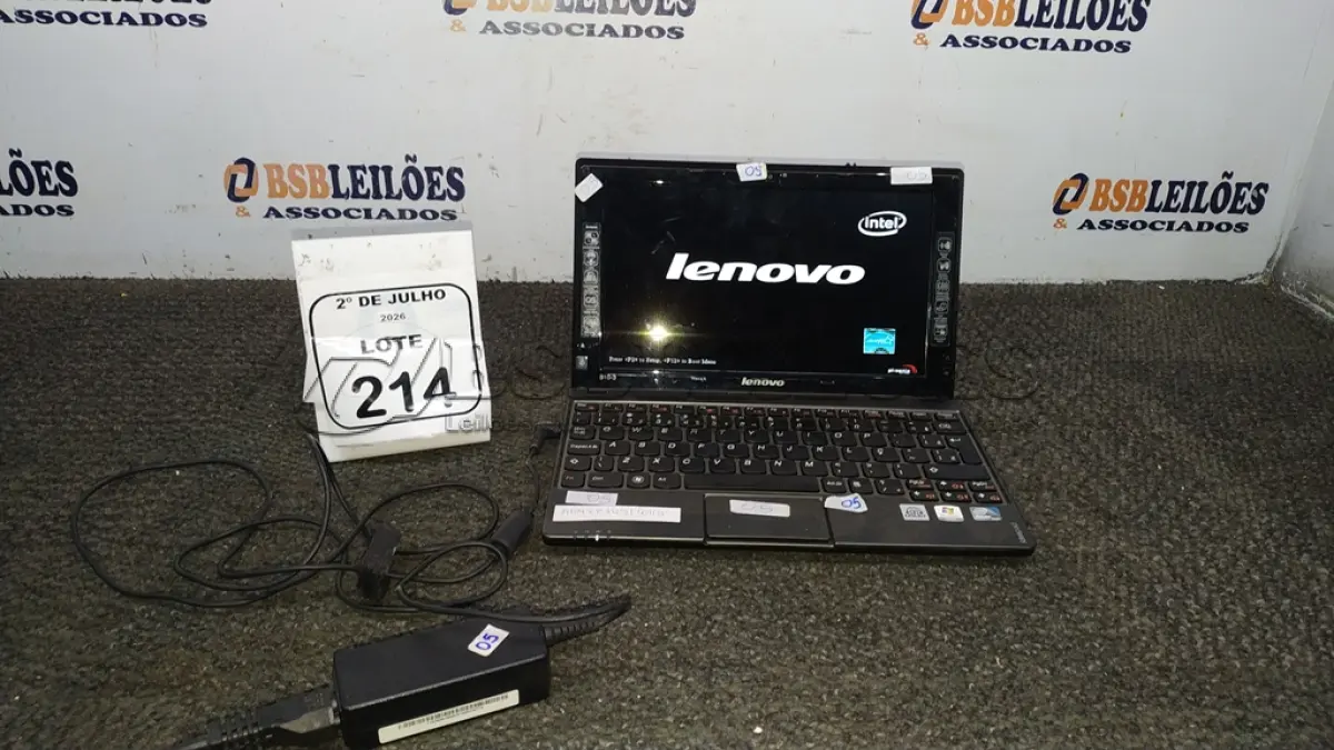 LOTE 214 - 01 NOTEBOOK MODELO IDEAPAD S10-3 MARCA LENOVO COM FONTE. (NO ESTADO) ATENÇÃO! FAZER A VISITAÇÃO ANTES DE ARREMATAR, NÃO SABEMOS SE FUNCIONA, LEILÃO NÃO TEM GARANTIA E NEM DEVOLUÇÃO, SUJEITO A POSSÍVEIS AVARIAS VISÍVEIS/OCULTAS E/OU AUSÊNCIA DE COMPONENTES.
