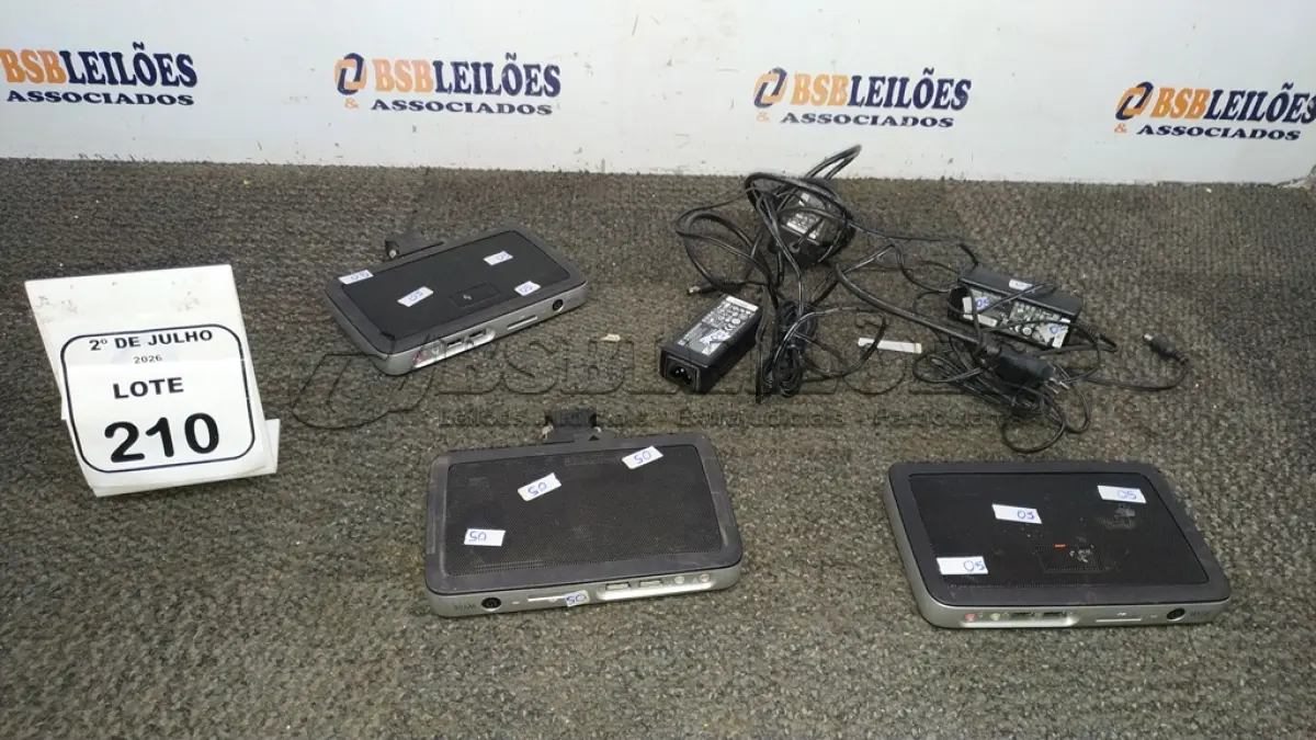 LOTE 210 - 03 MINICOMPUTADORES TERMINAIS MARCA WYSE. (NO ESTADO) ATENÇÃO! FAZER A VISITAÇÃO ANTES DE ARREMATAR, NÃO SABEMOS SE FUNCIONA, LEILÃO NÃO TEM GARANTIA E NEM DEVOLUÇÃO, SUJEITO A POSSÍVEIS AVARIAS VISÍVEIS/OCULTAS E/OU AUSÊNCIA DE COMPONENTES.