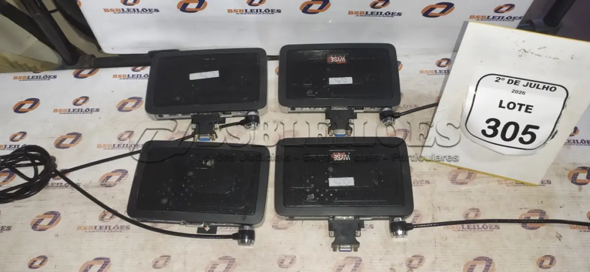 LOTE 305 - 03 MINIS COMPUTADORES TERMINAIS MARCA WYSE. (NO ESTADO) ATENÇÃO! FAZER A VISITAÇÃO ANTES DE ARREMATAR, NÃO SABEMOS SE FUNCIONA, LEILÃO NÃO TEM GARANTIA E NEM DEVOLUÇÃO, SUJEITO A POSSÍVEIS AVARIAS VISÍVEIS/OCULTAS E/OU AUSÊNCIA DE COMPONENTES.